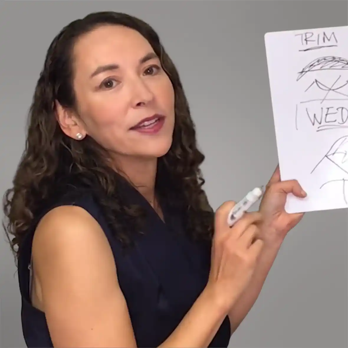 Thumbnail from video of Dr. Joyce Aycock covering the different methods or types of labiaplasty that are performed and the pros and cons of each.