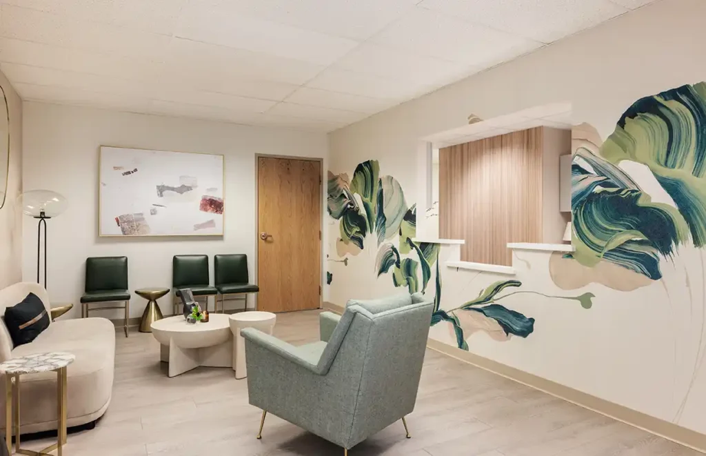 Dr. Joyce Aycock's Office Waiting Room and Front Desk