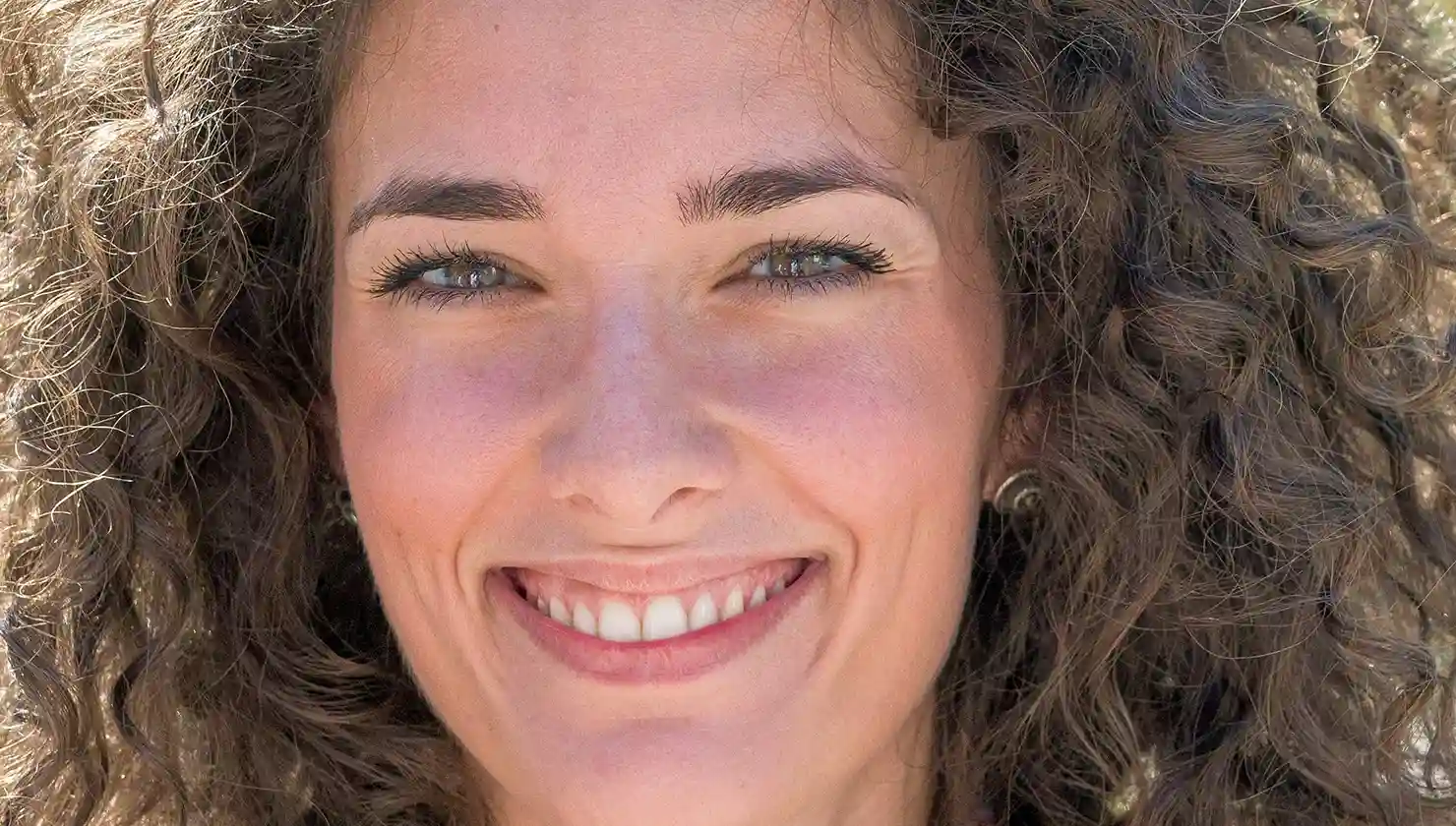 potential brow lift female patient smiling and beautiful